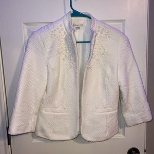white blazer jacket